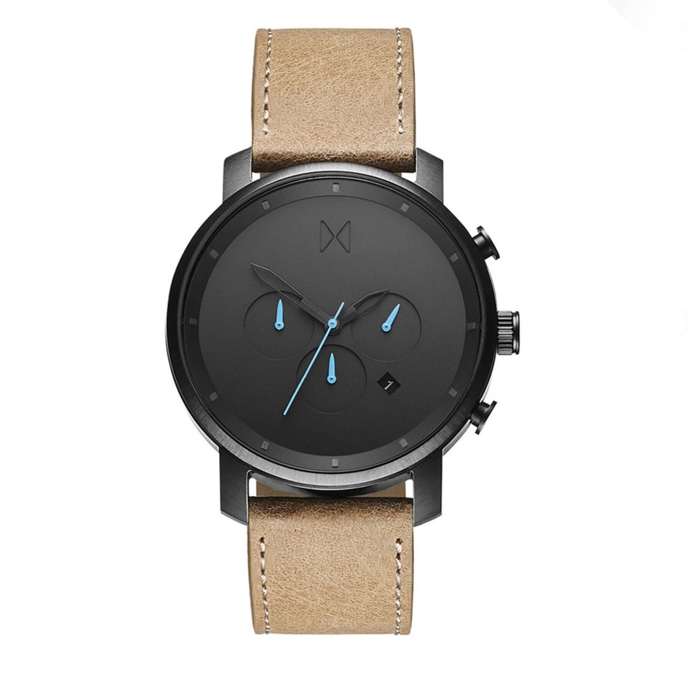 MVMT CHRONO GUNMETAL SANDSTONE WATCH